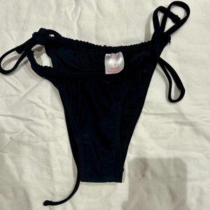 TARGET TIE BLACK VERY CHEEKY BIKINI BOTTOM SIZE S